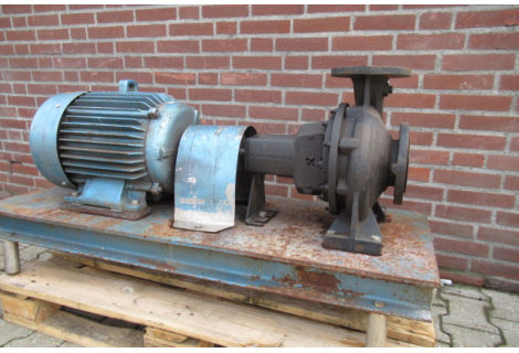GRUNDFOS NK 65-200/200/A/BAQE, 400 volt 15 KW. Used.